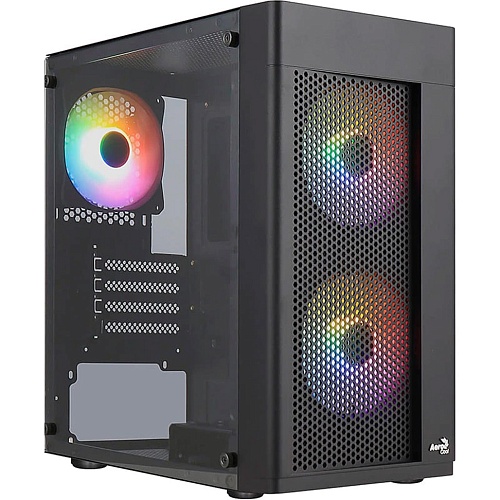 Корпус AeroCool Hexform-G-BK-v2 Black 600W (ACCX-PV38004.11)
