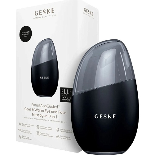 Массажер для лица GESKE Cool & Warm Eye and Face Massager 7в1 Black (HB0286)