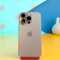 Смартфон Apple iPhone 15 Pro 128GB Natural Titanium (MTUX3) Б/У