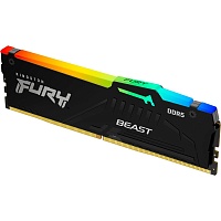 Модуль памяти DDR5 Kingston FURY Beast RGB EXPO 32GB 5600MHz Black (KF556C40BB2A-32)