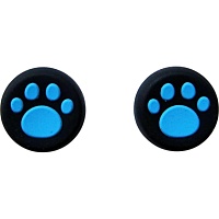 Накладки на стіки Thumb Grips 2-pack для PS4-PS5-Xbox FootPrint Blue