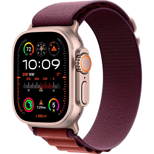 Смарт-часы Apple Watch Ultra 2 49mm Titanium Case with Indigo Alpine Loop Medium (MRET3)