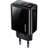 Мережевий зарядний пристрій Usams T40 US-CC133 20W Black (CC133TC01) - придбати в Дніпрі, Україні: ціна, характеристики | інтернет-магазин TOUCH