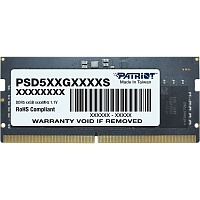 Модуль памяти SO-DIMM DDR5 Patriot Signature Line 8GB 4800MHz (PSD58G480041S)