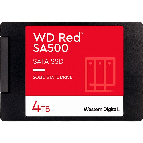 SSD накопитель WD Red SA500 4TB (WDS400T2R0A) 