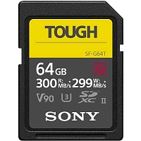 Карта памяти Sony SDXC Tough G 64GB UHS-II U3 V90 R300/W299Mb/s (SF64TG)