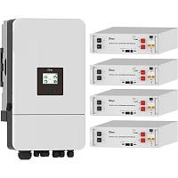 Система хранения энергии Deye SUN-12K-SG05LP3-EU-SM2 12kW + 4 АКБ SE-G5.1 Pro-B 20.4kWh (51.2V/100Ah/5120Wh)