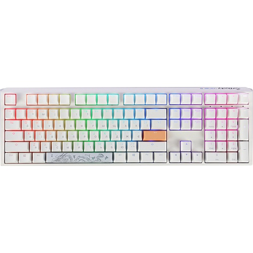 Клавиатура Ducky One 3 Cherry MX Silent Red RGB White (DKON2108ST-SUAPXPWWWSC1) UA