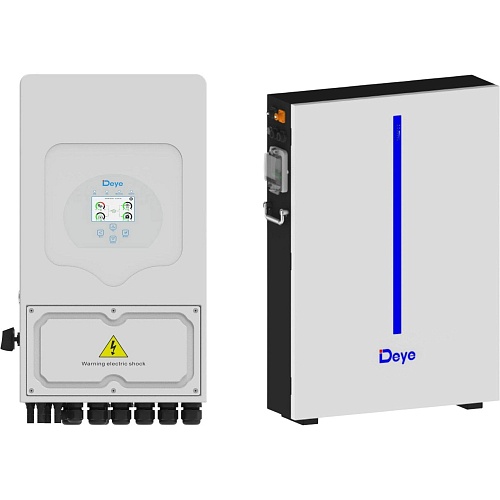 Система хранения энергии Deye SUN-5K-SG05 5kW + АКБ RW-M6.1-B 6.1kWh (51.2V/120Ah/6144Wh)