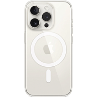 Чехол Clear Case with MagSafe для Apple iPhone 15 Pro Transparent AA