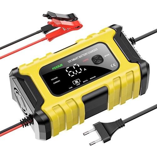 Зарядний пристрій Foxsur FBC1206D Yellow - придбати в Дніпрі, Україні: ціна, характеристики | інтернет-магазин TOUCH