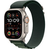 Смарт-годинник Apple Watch Ultra 2 49mm Natural Titanium Case with Dark Green Alpine Loop Small (MXMU3) - придбати в Дніпрі, Україні: ціна, характеристики | інтернет-магазин TOUCH