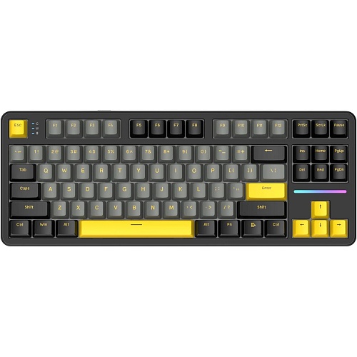 Клавиатура Attack Shark X87 RGB Linear Strawberry Switch Star Black (AS-6972792470429-SB)