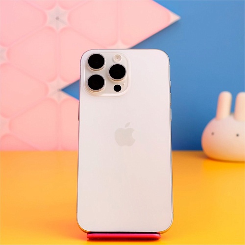 Смартфон Apple iPhone 15 Pro Max 256GB White Titanium (MU783) Б/У - придбати в Дніпрі, Україні: ціна, характеристики | інтернет-магазин TOUCH