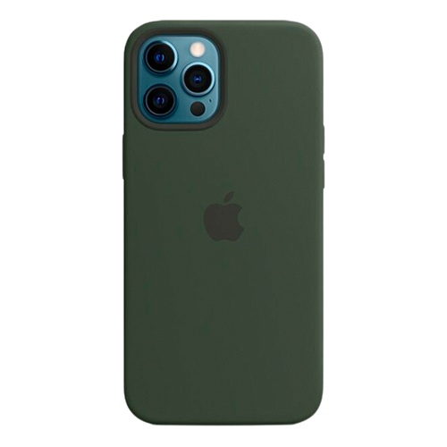 Чехол Silicone Case для Apple iPhone 12 Pro Max (Cyprus Green) АА
