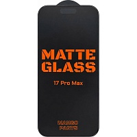 Защитное стекло Mango Matte Full Cover Glass для Apple iPhone 17 Pro Max Black