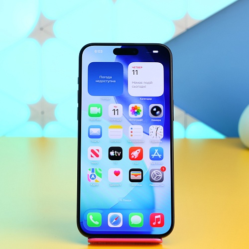 Смартфон Apple iPhone 15 Pro Max 256GB Black Titanium (MU773) Б/У