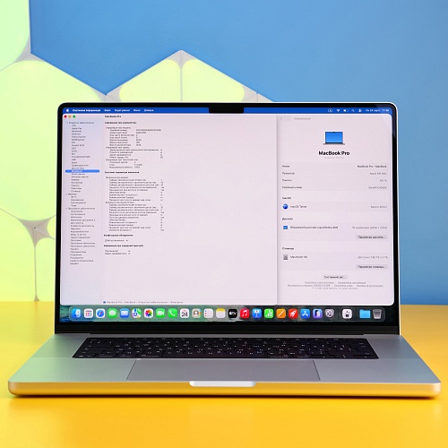 Ноутбук Apple MacBook Pro 16'' M5 Max 48/2TB Silver 2026 (MGE94) Б/У - придбати в Дніпрі, Україні: ціна, характеристики | інтернет-магазин TOUCH