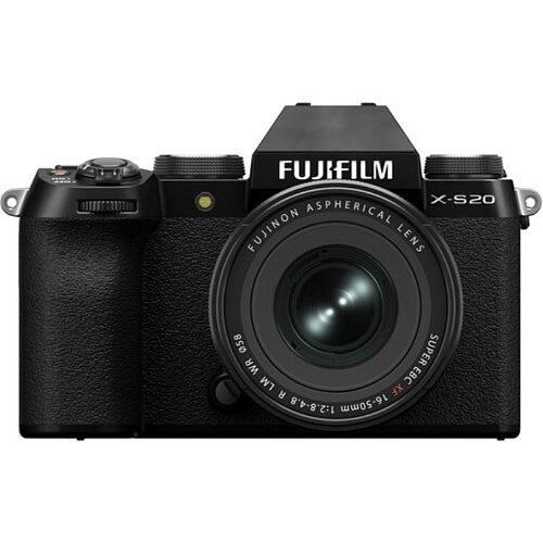 Бездзеркальний фотоапарат Fujifilm X-S20 Kit XF 16-50mm f/2.8-4.8 Black (16939679) - придбати в Дніпрі, Україні: ціна, характеристики | інтернет-магазин TOUCH