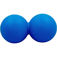 Масажний м'яч подвійний EasyFit TPR 12х6cm Blue (EF-2175-BL) - придбати в Дніпрі, Україні: ціна, характеристики | інтернет-магазин TOUCH