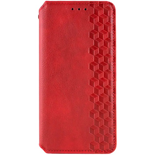 Чехол-книжка GETMAN Cubic Cover Case для Redmi 13C / Poco C65 Red