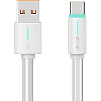 Кабель Usams SJ732 USB-A to USB-C 18W 1m White (SJ732USB02) - придбати в Дніпрі, Україні: ціна, характеристики | інтернет-магазин TOUCH