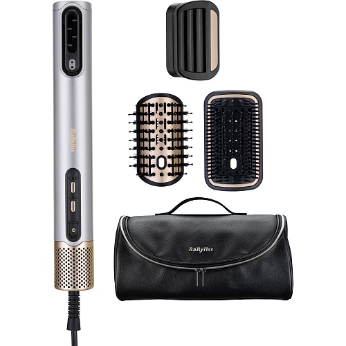 Фен-щетка BaByliss Air Wand AS6555E Limited Edition Silver/Gold