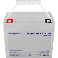 Аккумулятор LogicPower Silver AGM-MG 12V (12V/80Ah/960Wh) (3748)