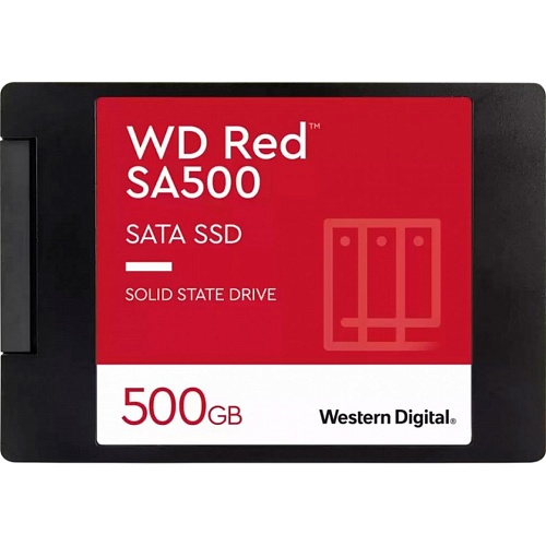 SSD накопитель WD Red SA500 500GB (WDS500G1R0A) 