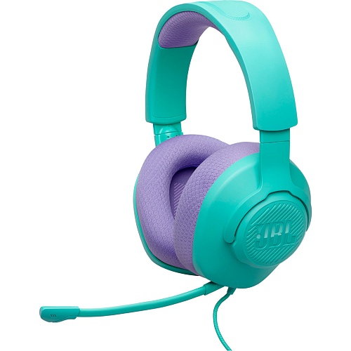 Игровые наушники JBL Quantum 100 M2 Cyan (JBLQTUM100M2CYN)