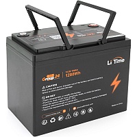 Акумулятор Li Time LiFePO4 12V (12.8V/100Ah/1280Wh) Group 24 (Li-Time-GR24-12.8-100) - придбати в Дніпрі, Україні: ціна, характеристики | інтернет-магазин TOUCH