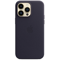 Чехол Leather Case with MagSafe для Apple iPhone 14 Pro Max Ink AAA