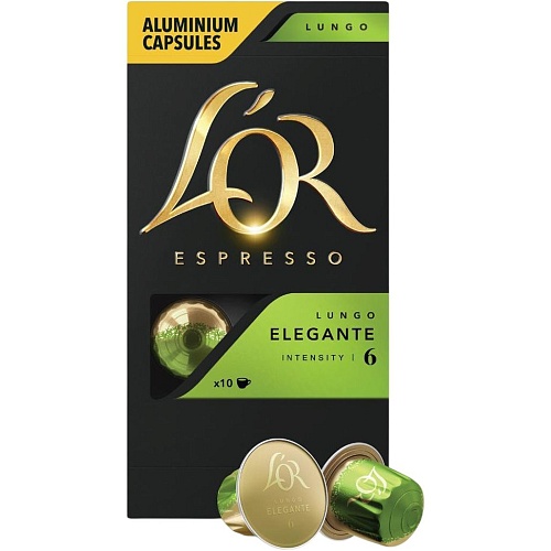 Кофе в капсулах L'or Lungo Elegante в капсулах 10шт (8711000360552)