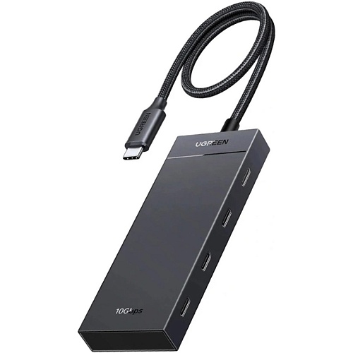 USB-хаб Ugreen USB-C to 4xUSB-C 3.2 Gen2 10Gbps with PD Power Port CM806 (55334)
