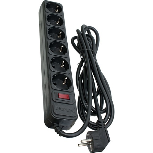 Мережевий фільтр Patron SP-1065 Black (SP-1065) - придбати в Дніпрі, Україні: ціна, характеристики | інтернет-магазин TOUCH