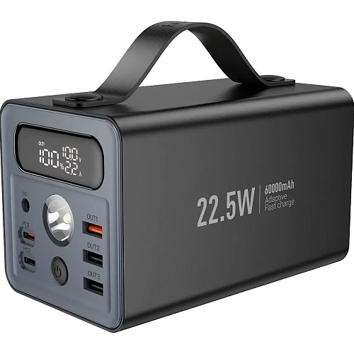 Внешний аккумулятор Hoco Distant J138 60000mAh 22.5W Black Витрина