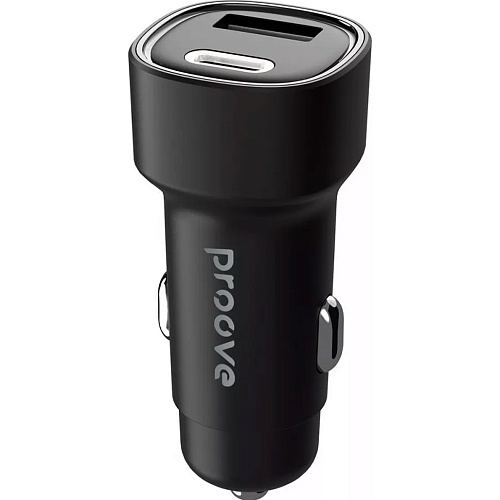Автомобильное зарядное устройство Proove Flash USB-C to USB-А 48W Black (CCFL48111201)