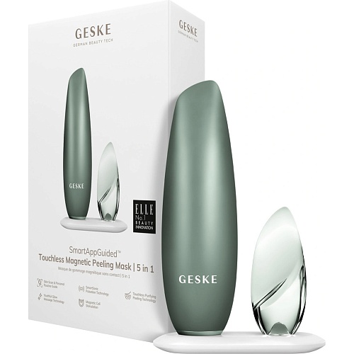 Магнитная пилинг-маска GESKE Touchless Magnetic Peeling Mask 5в1 Green (HB0557)