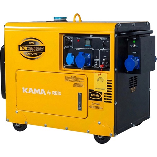 Генератор дизельный Kama KDK7500SCA 5/5.5 кВт (YT29006)