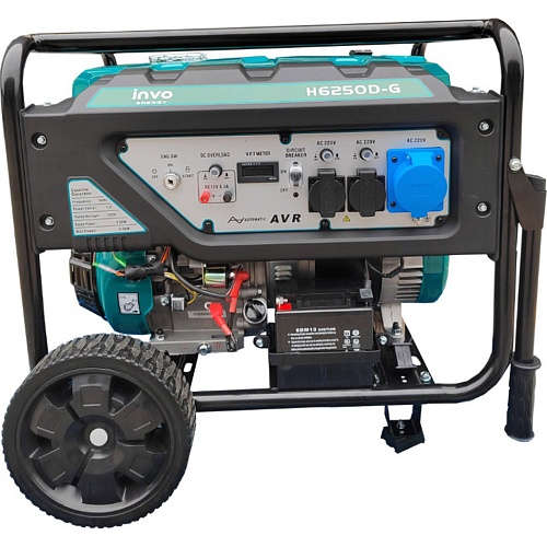 Генератор бензиновый INVO H6250D-G 5/5.5 кВт (DD0004474)