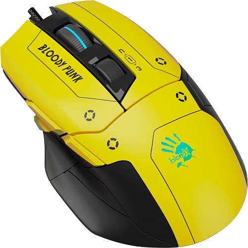 Мышь Bloody W70 Max Punk Yellow Уценка