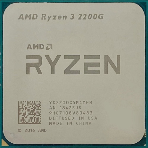 Процессор AMD Ryzen 3 2200G Tray (YD2200C5M4MFB) UA
