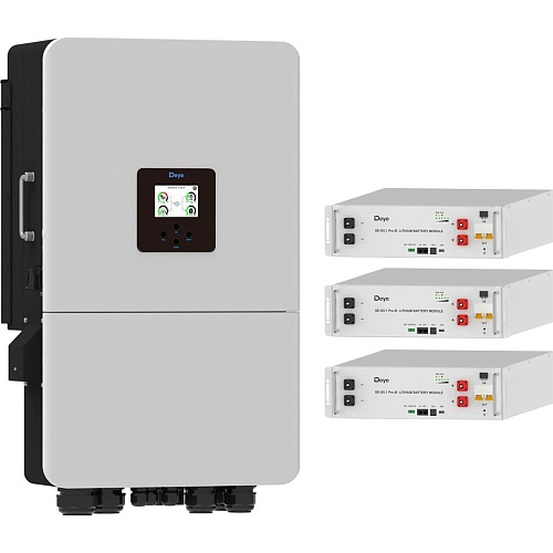 Система зберігання енергії Deye SUN-20K-SG05LP3-EU-SM2 20kW + 3 АКБ SE-G5.1 Pro-B 15.3 kWh (51.2V/100Ah/5120Wh) - придбати в Дніпрі, Україні: ціна, характеристики | інтернет-магазин TOUCH