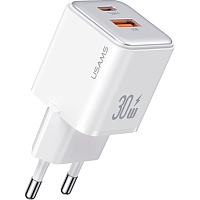 Мережевий зарядний пристрій Usams US-CC189 30W White (CC189TC02) - придбати в Дніпрі, Україні: ціна, характеристики | інтернет-магазин TOUCH
