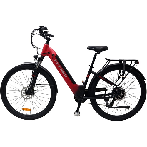 Электровелосипед E-Titan Genesis Red-Black (29ETJA-004976)