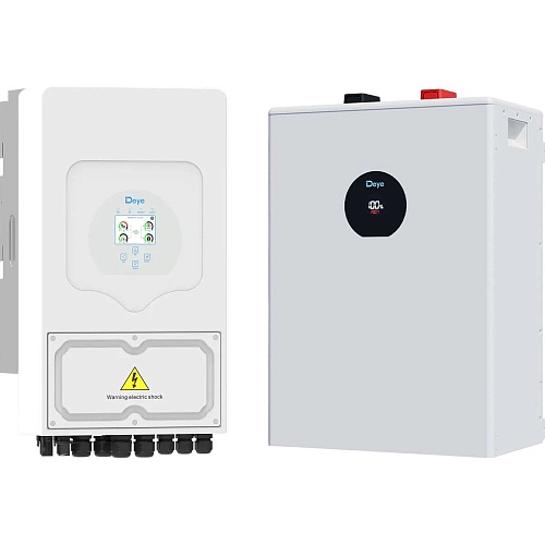 Система хранения энергии Deye SUN-5K-SG03 5kW + АКБ SE-F12-C 11.8kWh (51.2V/230Ah/11800Wh)