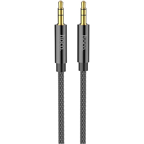 Кабель Hoco UPA19 3.5mm to 3.5mm 2m Black (6931474759894)