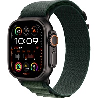 Смарт-часы Apple Watch Ultra 2 49mm Black Titanium Case with Dark Green Alpine Loop Medium (MX4R3)