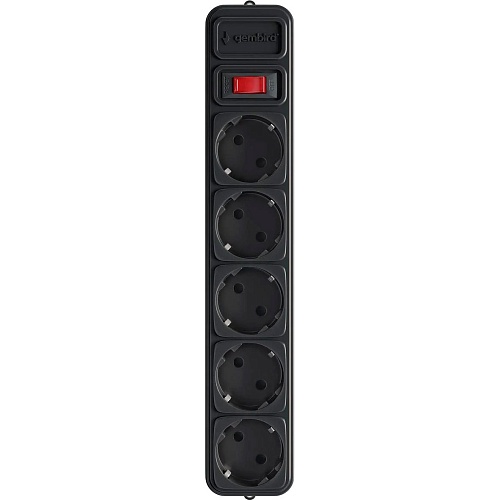 Сетевой фильтр Gembird SPG5-G-6B Black