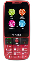 Мобільний телефон Sigma mobile Comfort 50 Elegance3 (Red) UA-UCRF - придбати в Дніпрі, Україні: ціна, характеристики | інтернет-магазин TOUCH